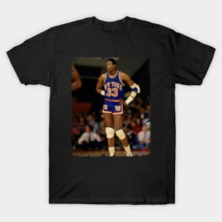 Patrick Ewing, Standing During a Game Against The Atlanta Hawks Back In 1986 T-Shirt